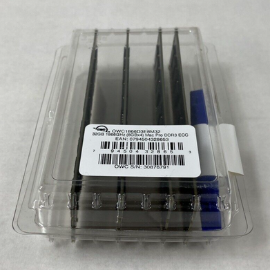 OWC1866D3E8M32 32GB 1844GHz (8GXx4) PC3-14900 Mac Pro DDR3 ECC RAM Untested