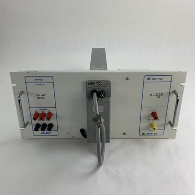 Lab-Volt 3606-30 Industrial Multiplier Divider D=AxB/C 120 VAC 60 Hz Untested