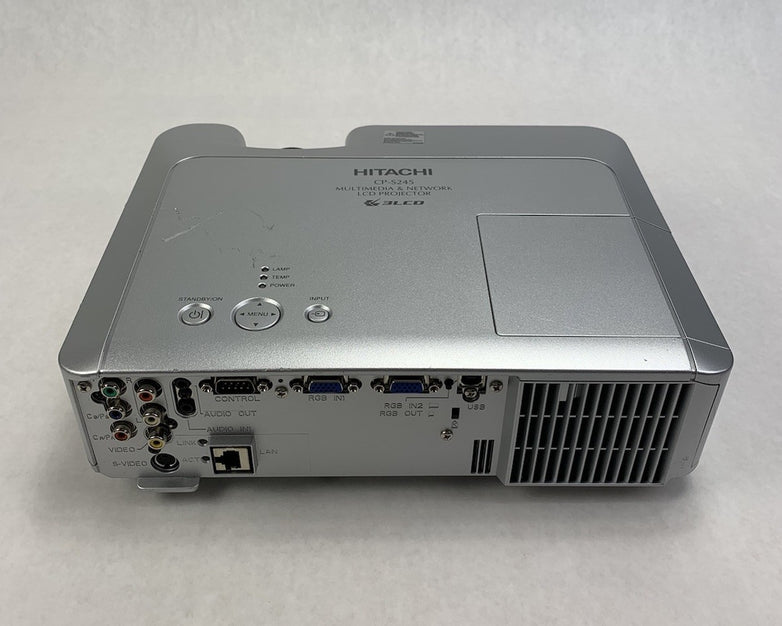 Hitachi CP-S245 LCD Lamp Projector No Remote 646 Lamp Hours