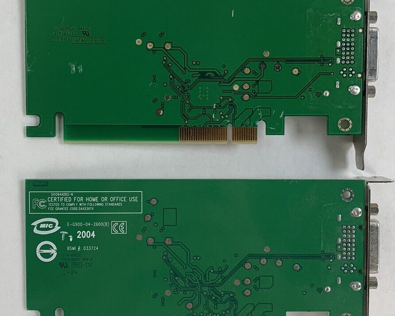 Dell 0KH276 E-G900-04-2600(B) Sil 1364A ADD2-N GPU Short Bracket (Lot of 2)