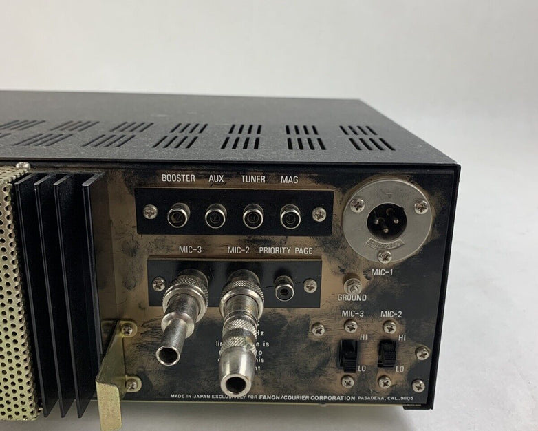 Fanon Power Plus 35 Solid State Amp Channel Mixer No Power For Parts and Repair