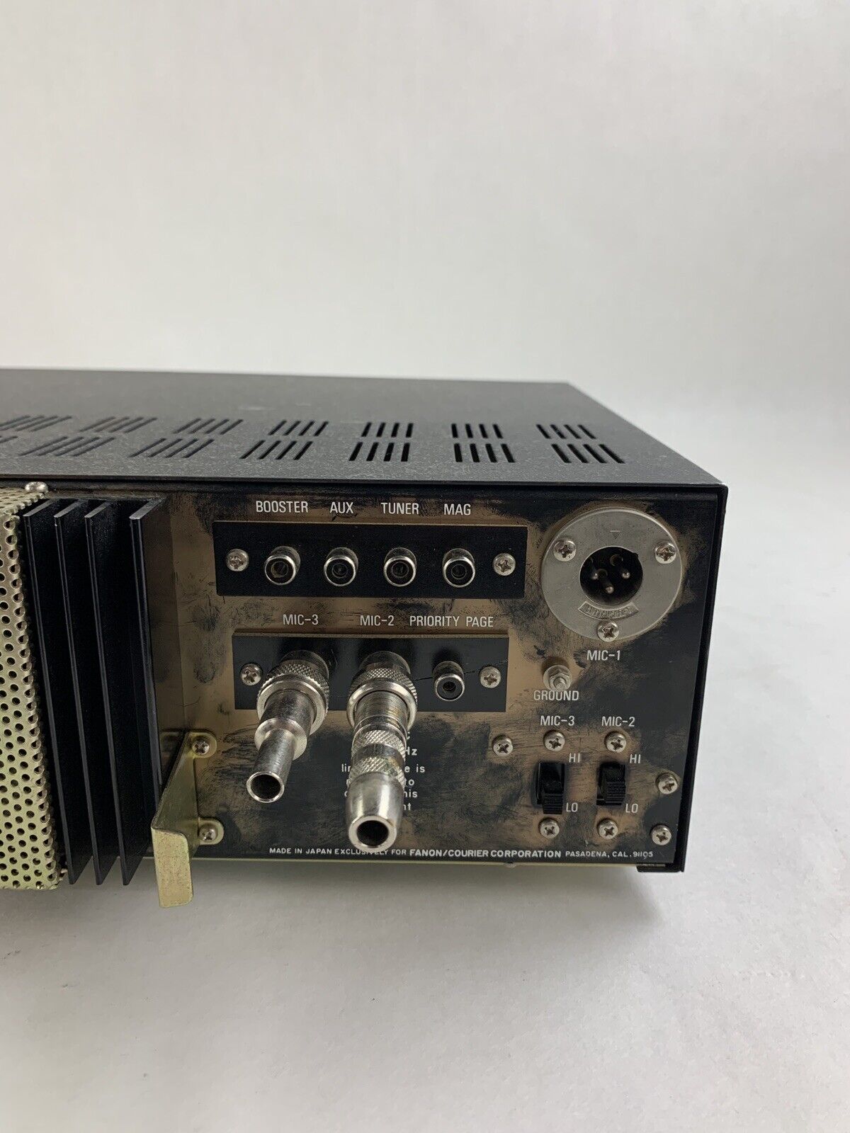 Fanon Power Plus 35 Solid State Amp Channel Mixer No Power For Parts and Repair