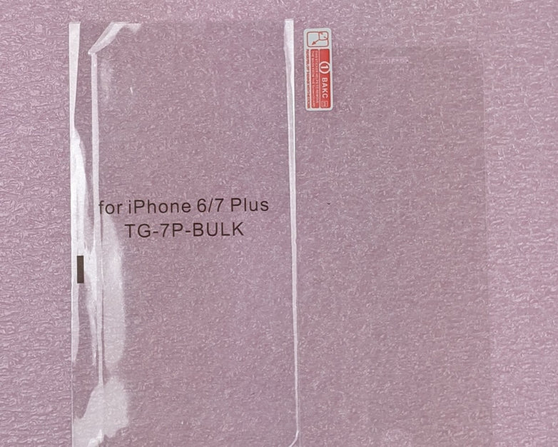 Unbranded Screen Protector for iPhone 6/7 Plus TG-7P-BULK 6+, 7+