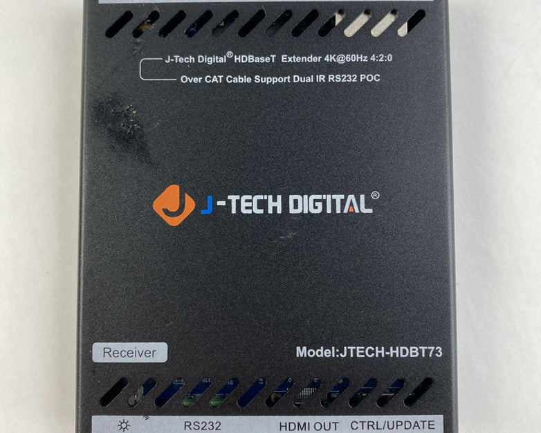 J-Tech Jtech-HDBT73 Digital HDBaseT HDMI Extender Transmitter and Receiver No AC
