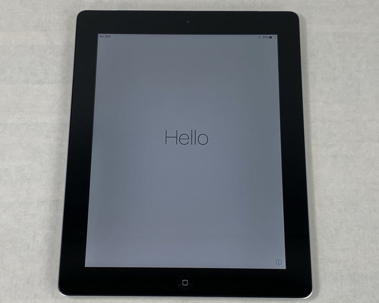 Apple iPad 4th Gen A1459 60GB 9.7" Wi-Fi Black IOS 10.3.3