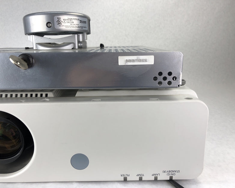 Panasonic PT-FW430U WXGA LCD Projector 2279 Lamp Hours & Peerless Mount Bundle