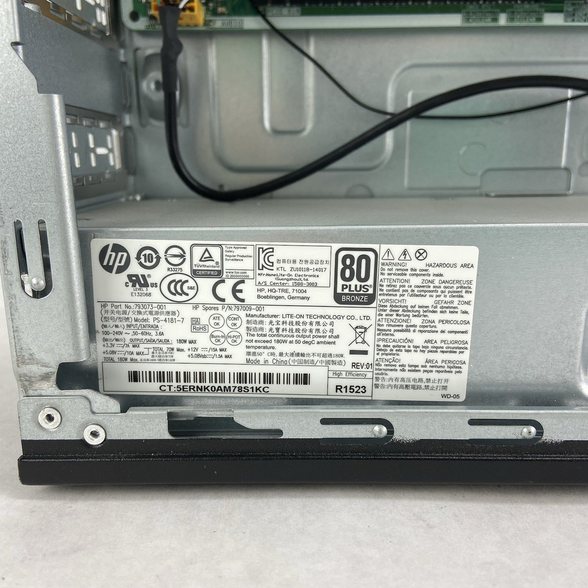 HP Slimline 410 010 DT Intel Core i3 4170 3.7GHz 8GB RAM No HDD No OS10