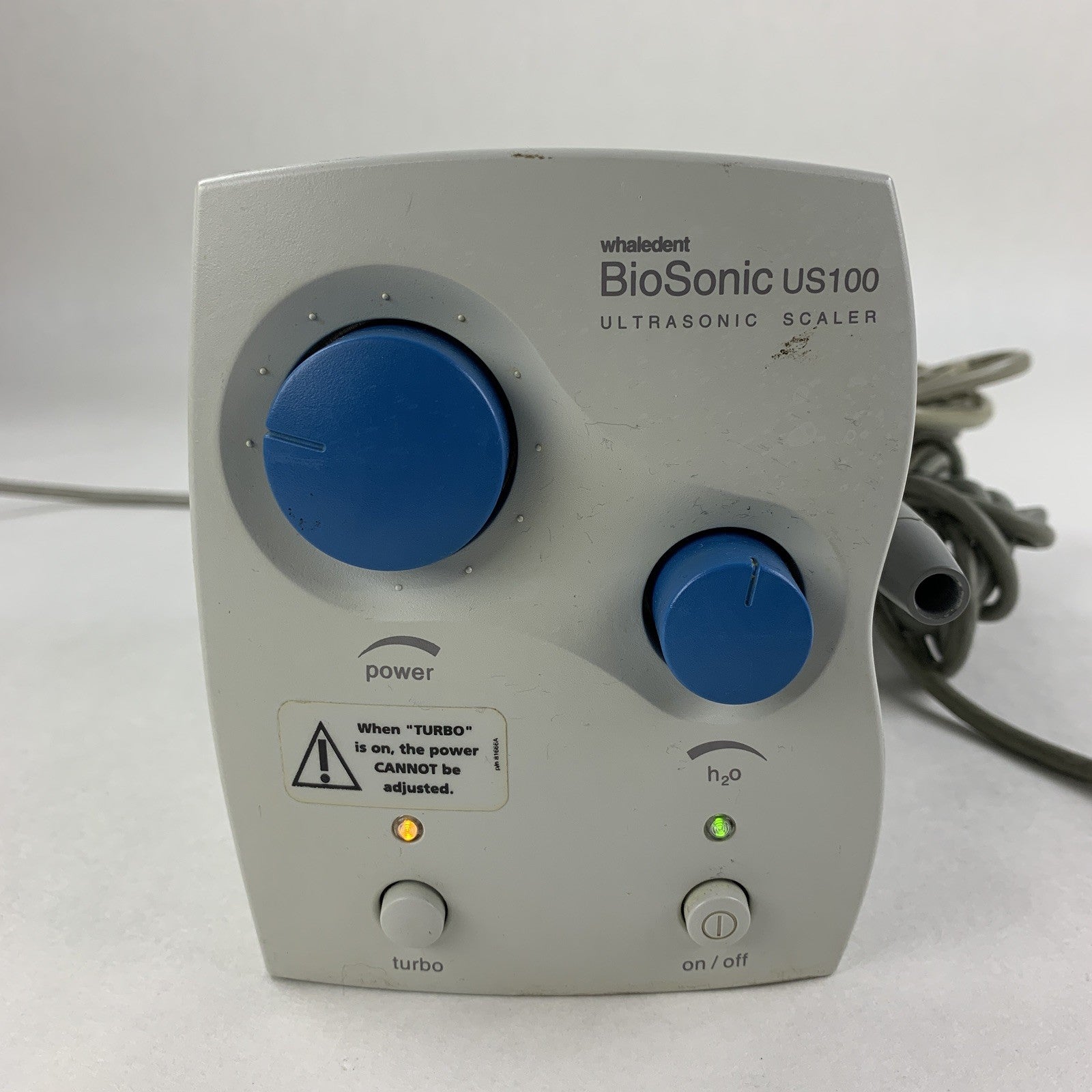 Whaledent BioSonic US100 Ultrasonic Scaler Powers On