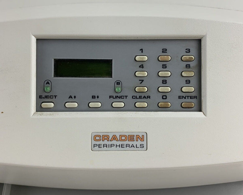 Craden Peripherals DP9 Passbook/Transcation Printer Tested No Ribbon White