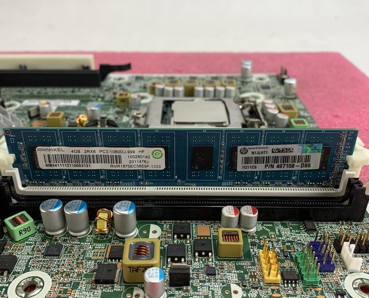 HP 615114-001 6200 Pro Motherboard Intel Pentium G620 2.6GHz 4GB RAM