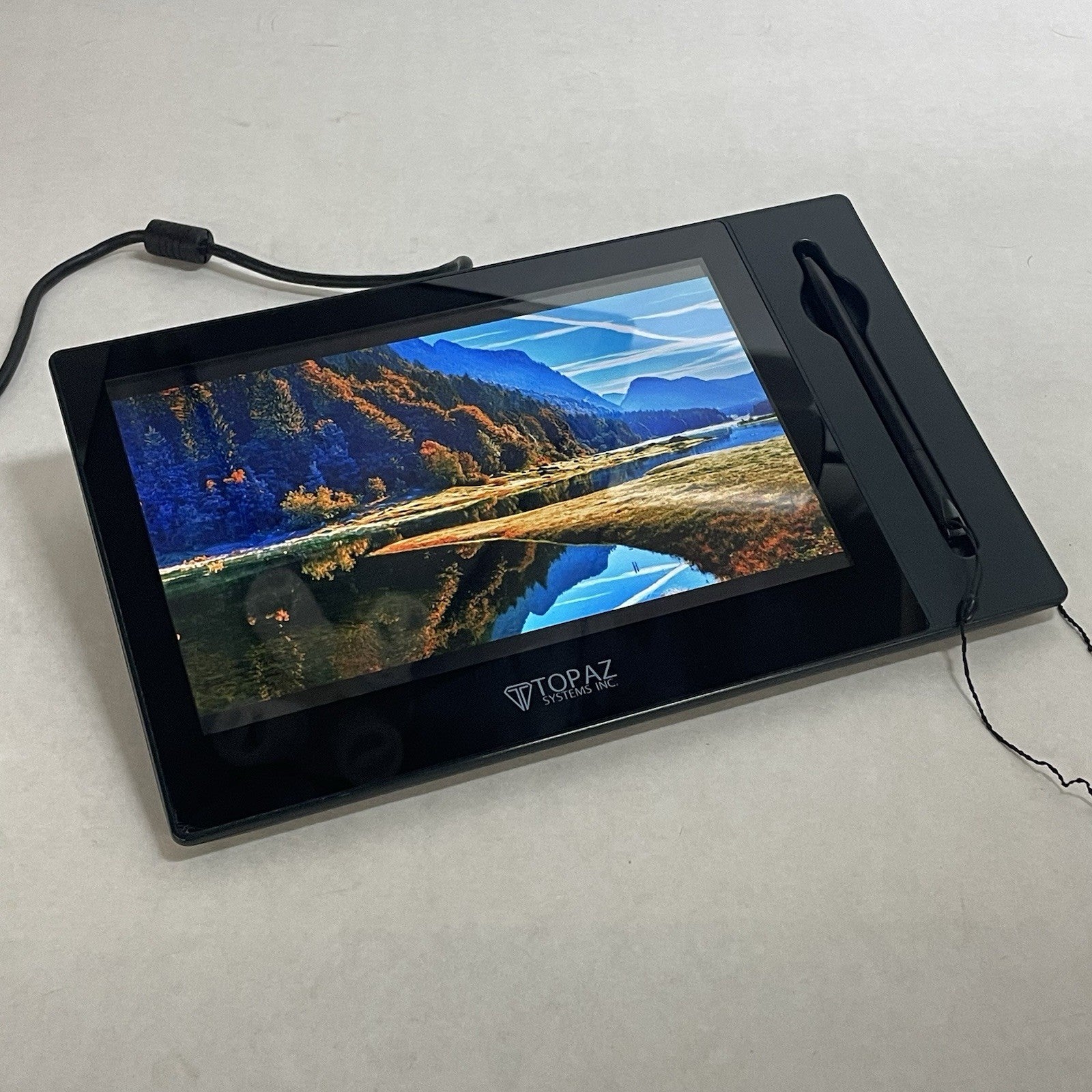 Topaz TD-LBK101VA-USB-R USB Signature Terminal Power Tested0