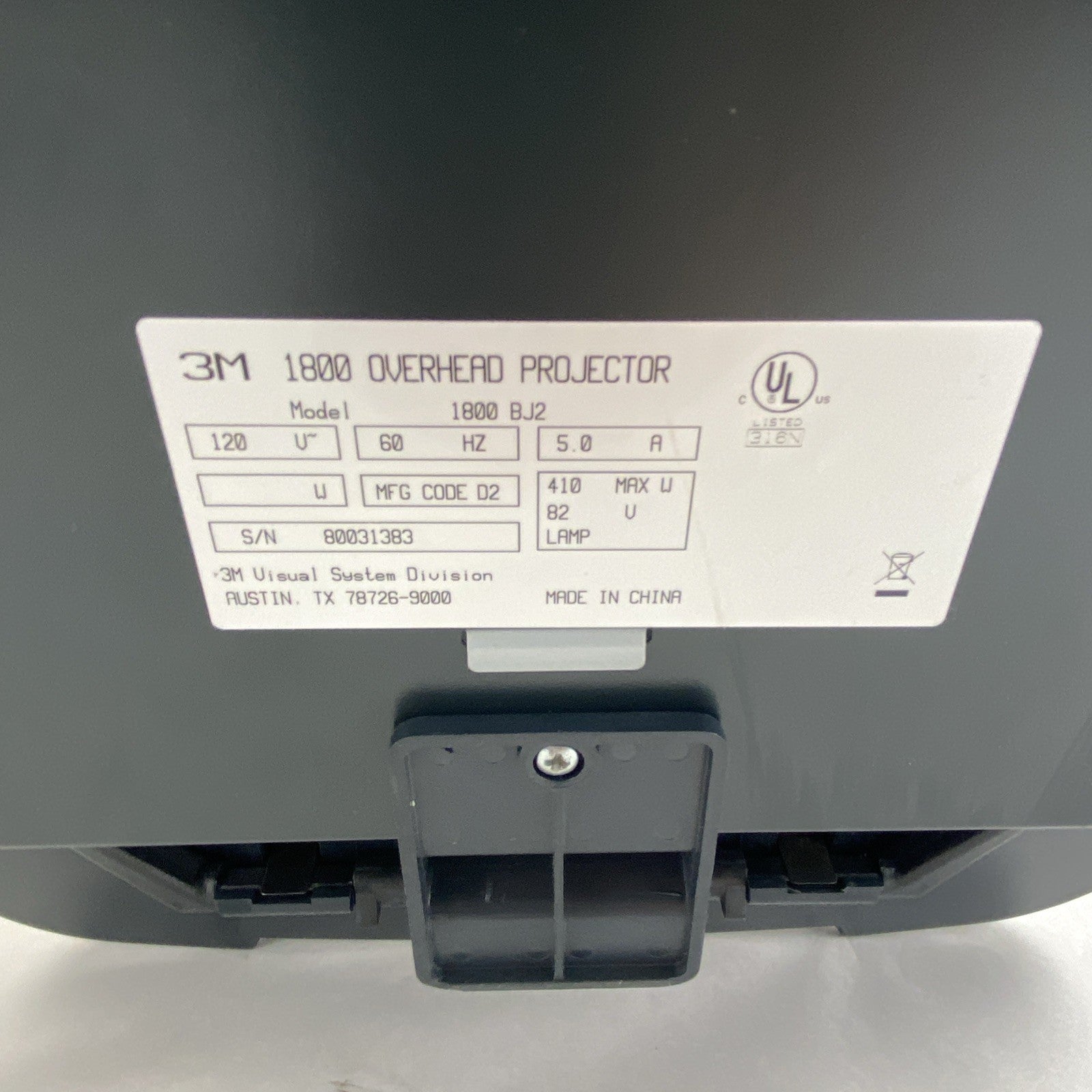 3M 1800 BJ2 Overhead Projector5