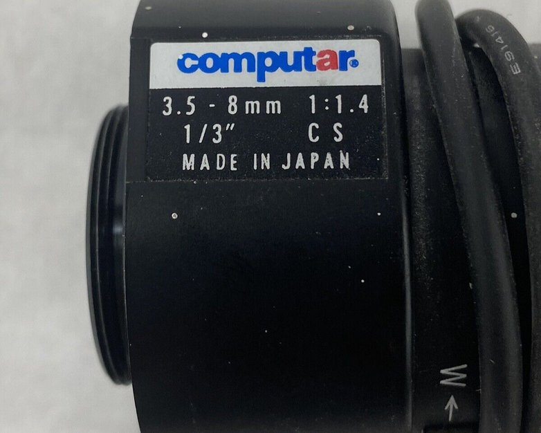 Lot of 6 Computar 3.5-8mm 1:1.4 1/3" CS CCTV Camera Lens CS Mount Japan
