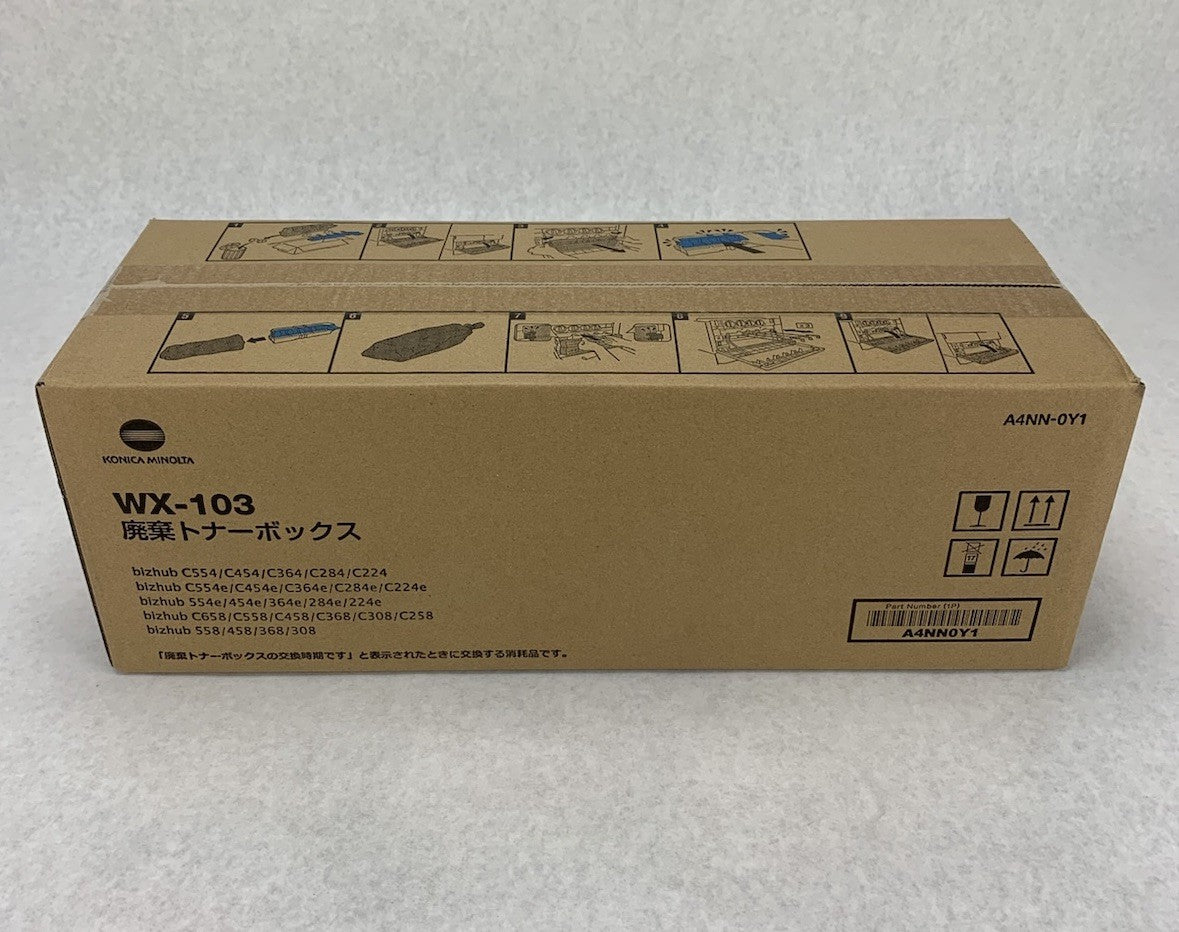 Konica Minolta WX-103 A4NN-0Y1 Waste Toner Box for Bizhub3