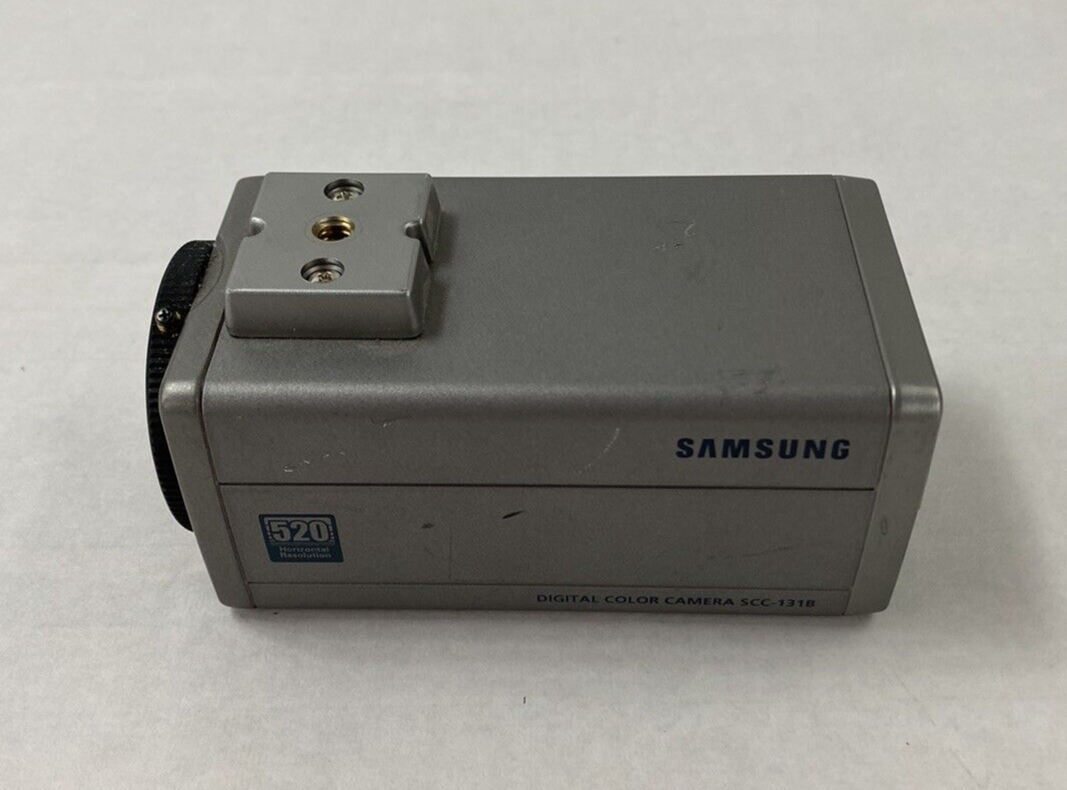 Lot of 2 Samsung SCC-131B Digital Color Camera No Lens Tested