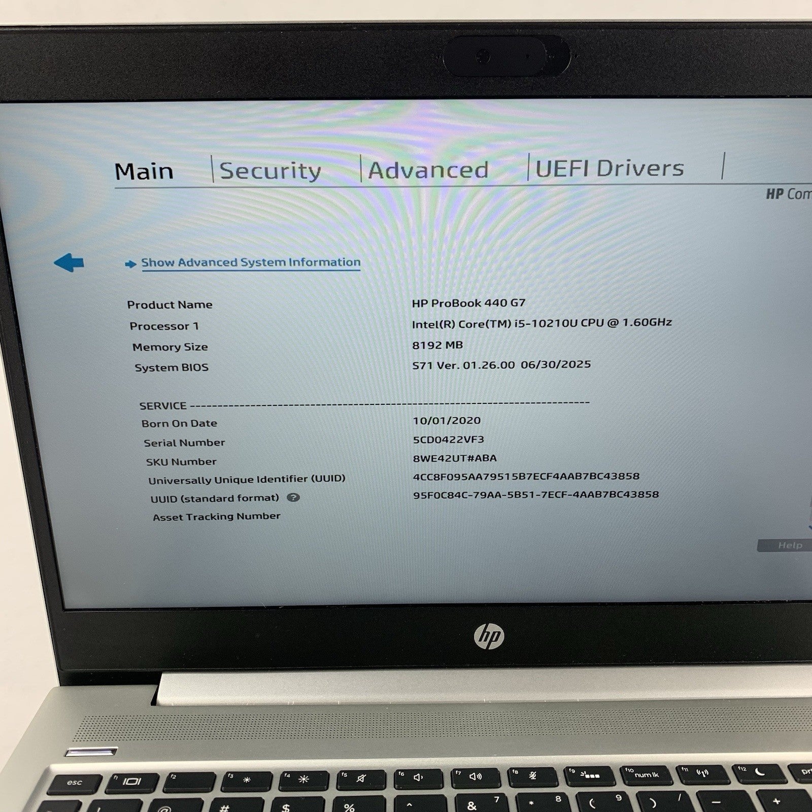 HP ProBook 450 G8 15.6" i5-1135G7 2.40 GHz 8 GB RAM No SSD/OS/AC Bad USB2