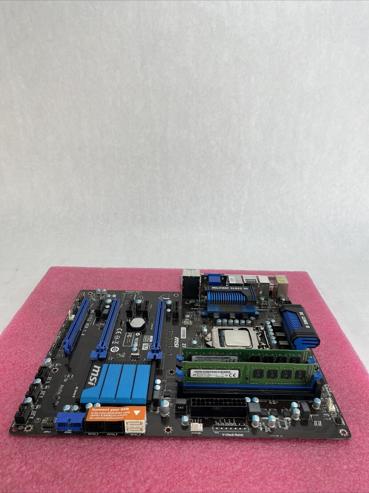 MSI MS-7752 Motherboard Intel Core i5-3470 3.2GHz 8GB RAM w/Shield
