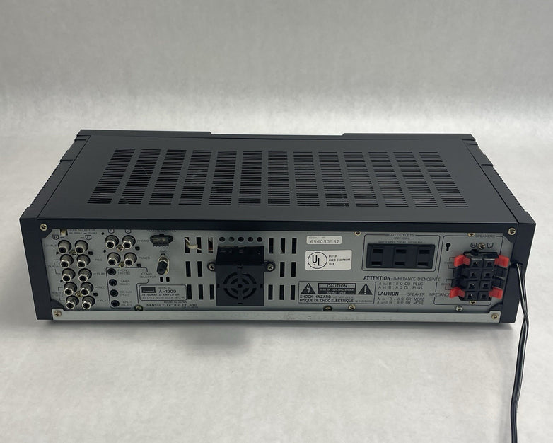 Sansui A-1200 Amplifier with Equalizer Tested For Parts Or Repair
