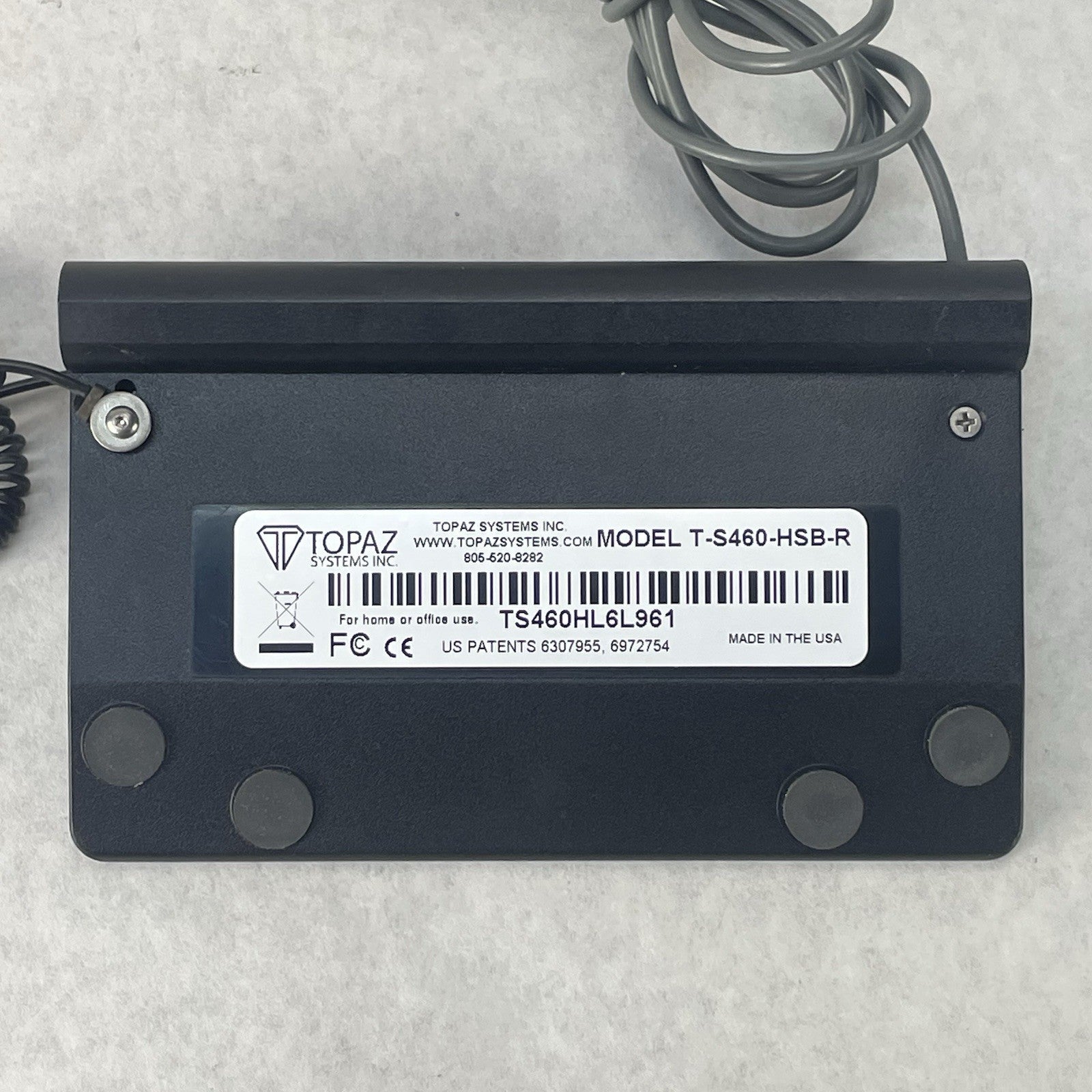 Topaz Systems Electronic Signature Capture Pad T-S460-HSB-R4