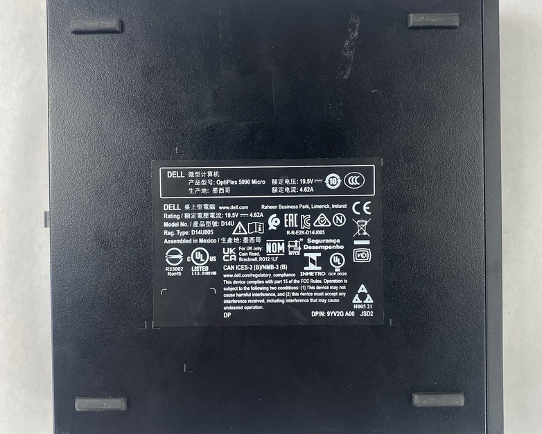 Dell OptiPlex 5090 Micro Intel Core i5-10500T 2.3GHz 16GB RAM No HDD OS AC