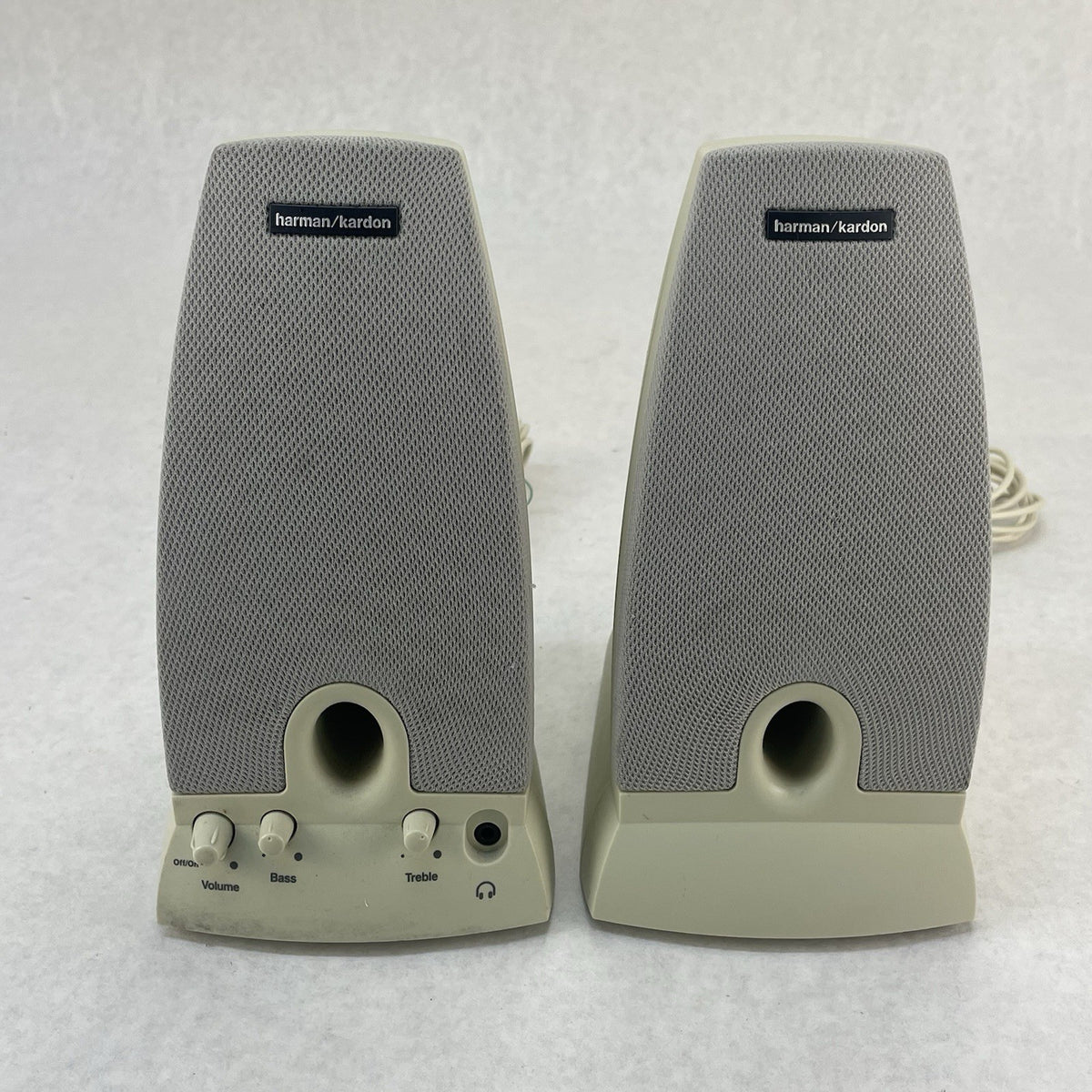 Harman Kardon HK195 Computer Speakers - Tested No Power Cord1