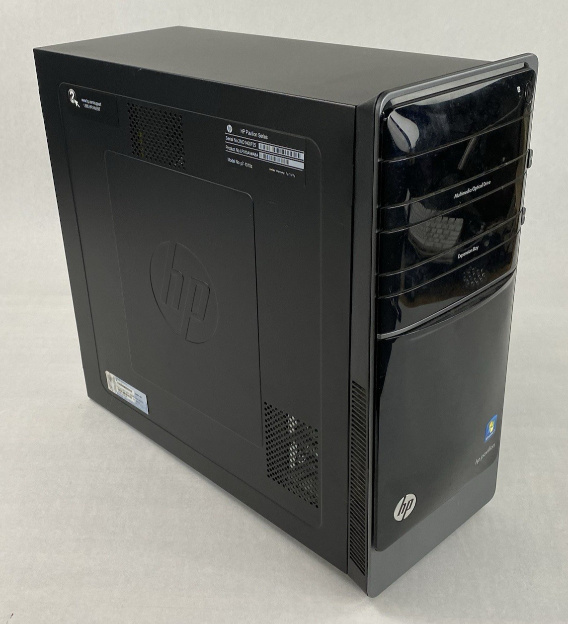 HP Pavilion P7-1010z MT AMD Athlon II x4 645 3.10GHz 4GB RAM No HDD No OS