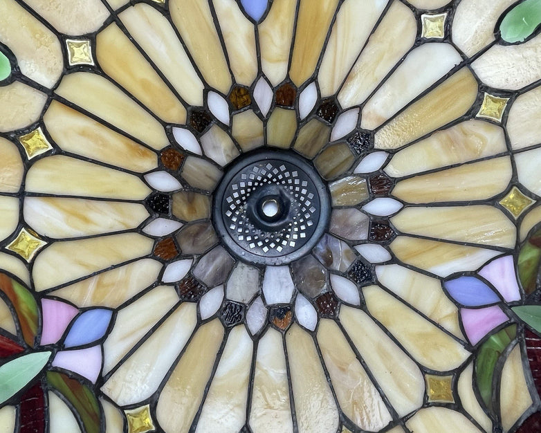 16” Tiffany Style Stained Glass Lamp Shade