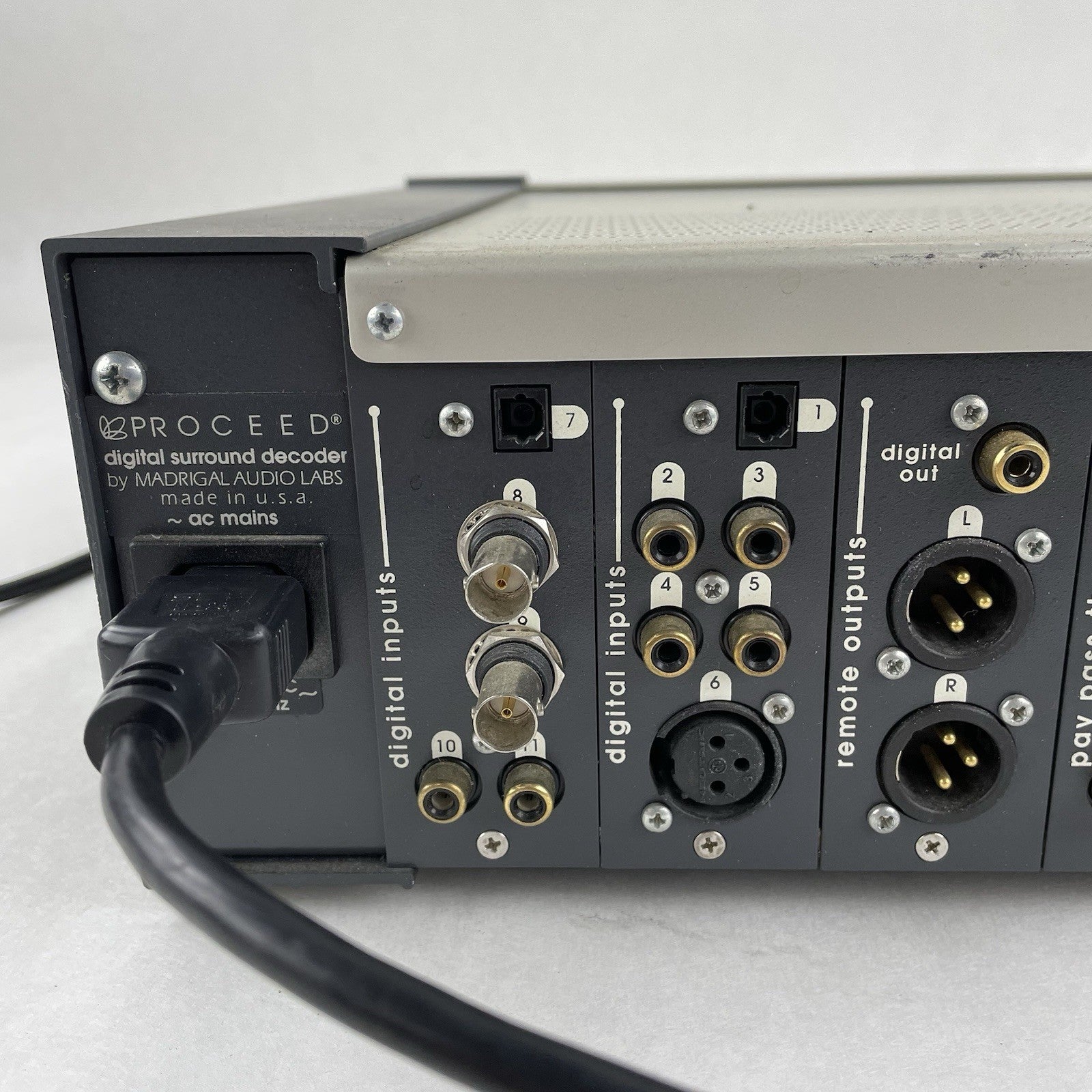 Proceed PAV Digital Surround Decoder Power Tested