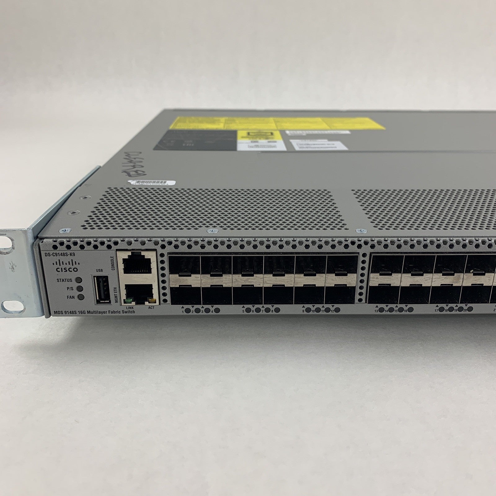 Cisco DS-C9148S-K9 MDS 9148S 16G Multilayer Fabric Switch Tested 1x Power Supply