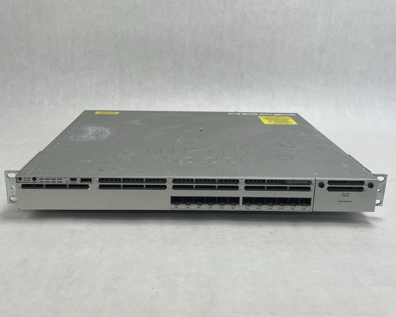 Cisco Catalyst C3850-12XS-S V03 12 Port 10GB SFP+ Fiber Tested & Reset