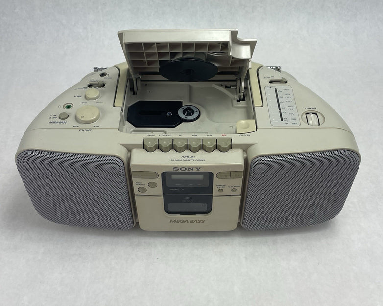 Sony CFD-21 CD Radio Cassate Recorder/Player For Parts