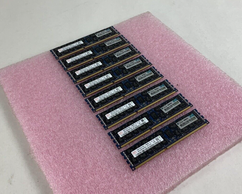 SK Hynix HMT351R7BFR8A-H9 8GB 2x4GB PC3L-10600R DDR3 Server Memory Lot of 8x