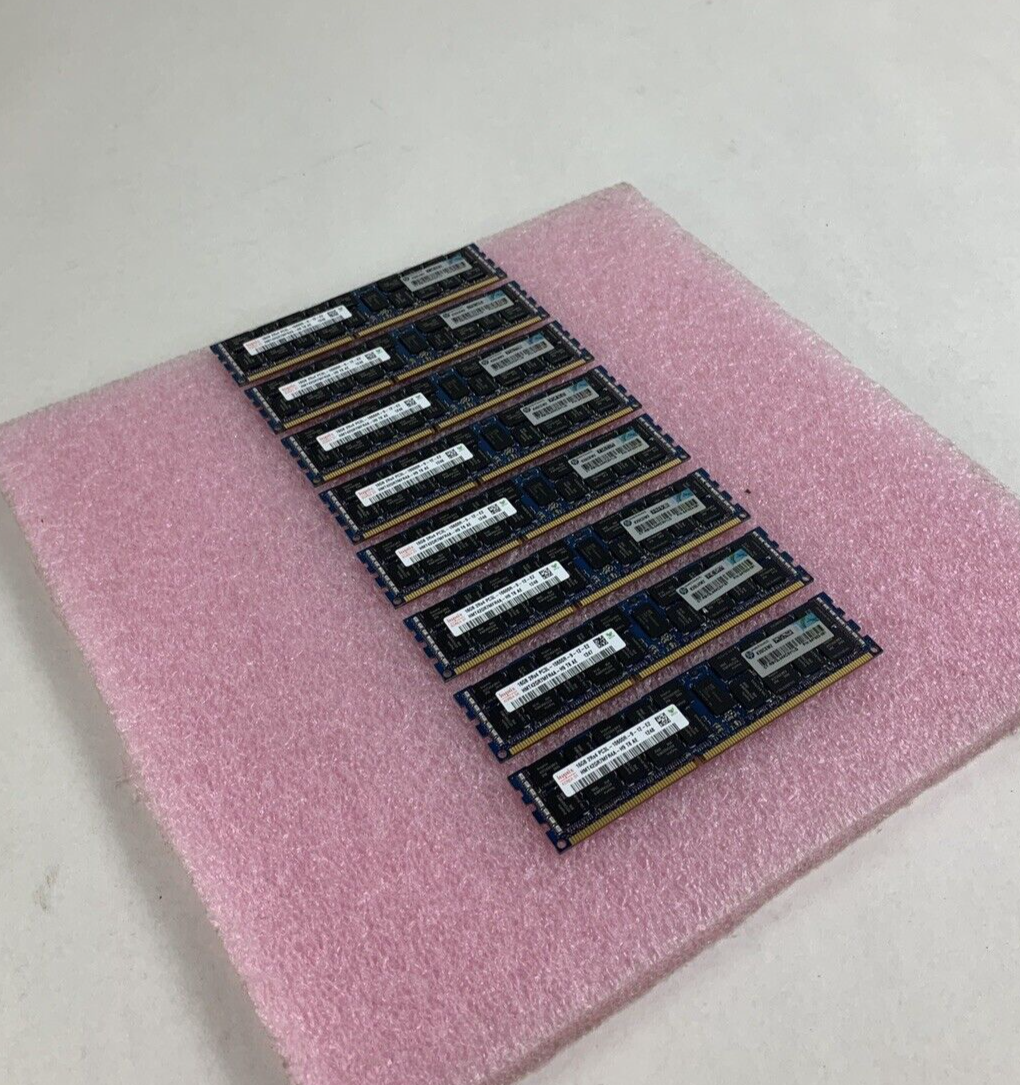 SK Hynix HMT351R7BFR8A-H9 8GB 2x4GB PC3L-10600R DDR3 Server Memory Lot of 8x
