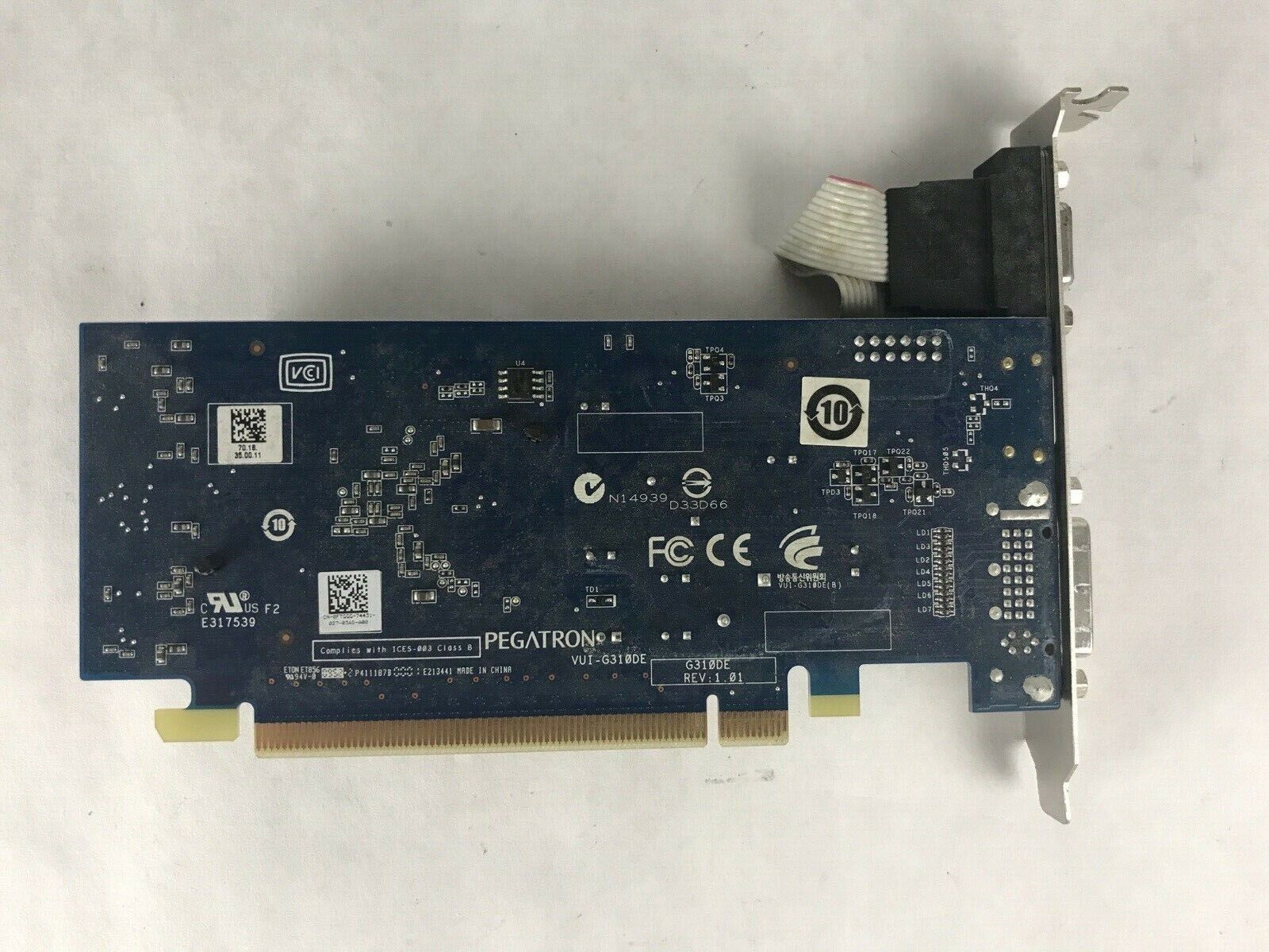 Pegatron GeForce G310 512MB PCI Video Graphics Card G310DE VUI G310DE AD B6D