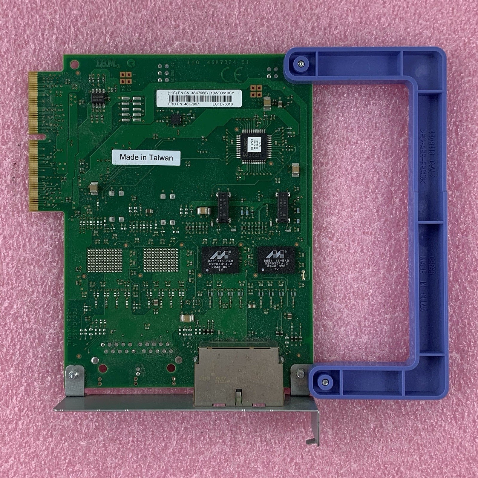 IBM 46K7967 Integrated Dual-Ports 1GBPS Gigabit Ethernet Network Adapter2