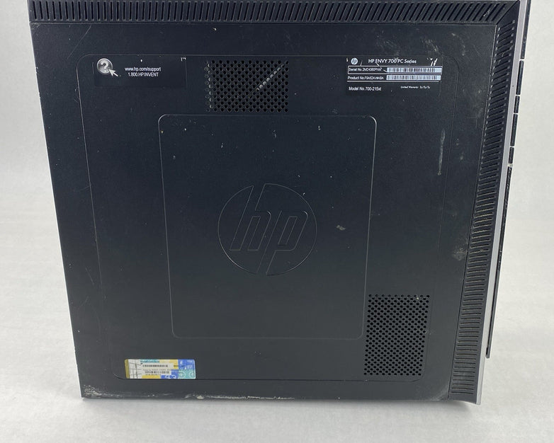 HP Envy 700-215xt MT Intel Core i7-4790 3.60GHz 8GB RAM No HDD No OS
