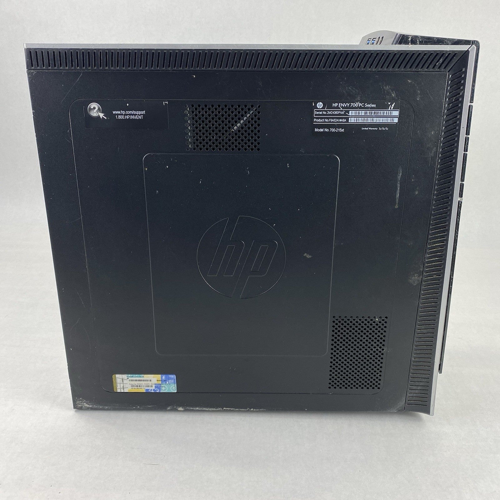 HP Envy 700-215xt MT Intel Core i7-4790 3.60GHz 8GB RAM No HDD No OS