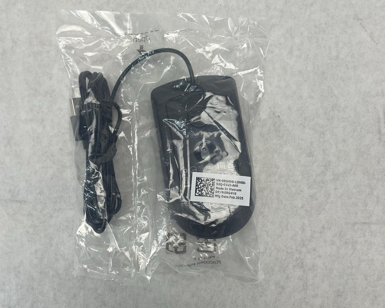 Dell RG4V6 Scroll Wheel USB 2 Button Standard Optical Mouse Black Lot of 8