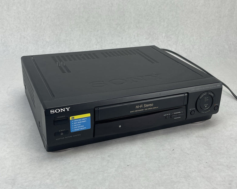 Sony SLV-677HF VCR 4-Head Hi-Fi Stereo VHS Player Recorder With Remote Works