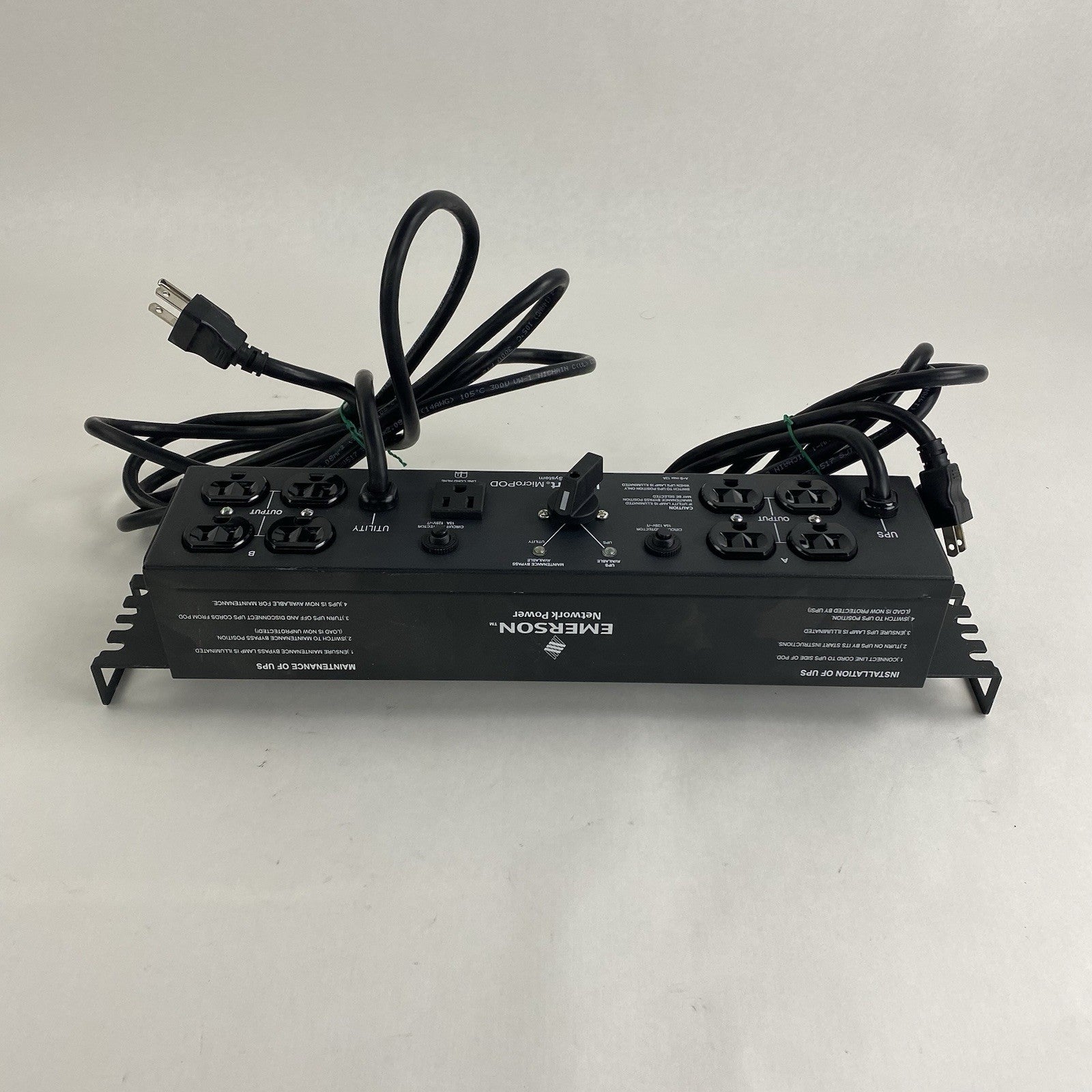 Emerson MP2-115A Liebert Micro POD AC Power System 120V 12A7