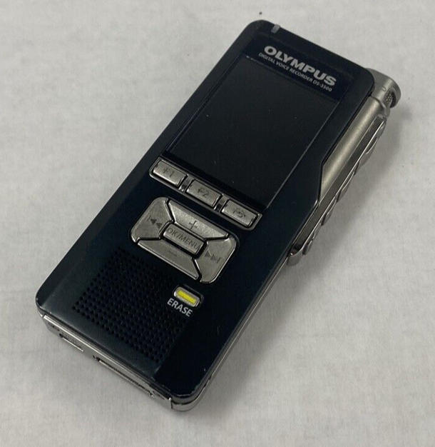 Olympus DS-3500 Digital Voice Recorder Untested For Parts or Repair