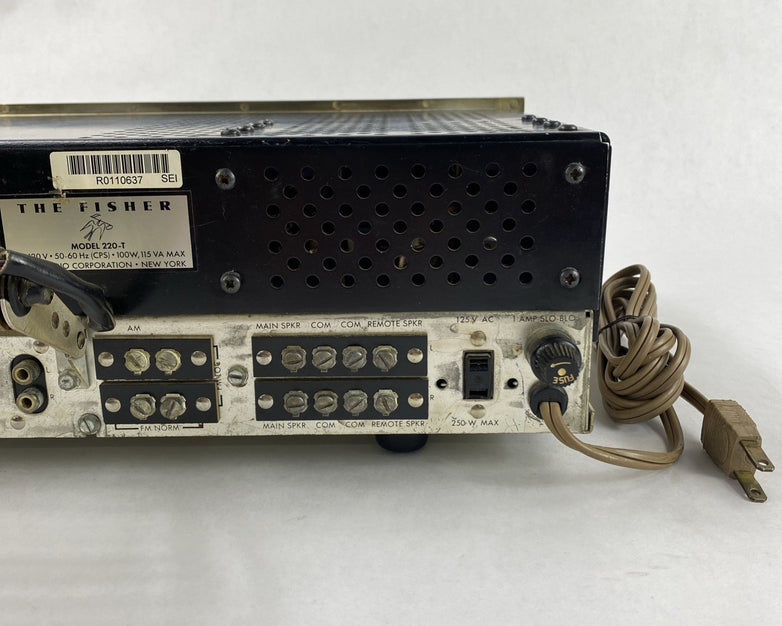 The Fisher 220-T Receiver Stereo Parts or Repair