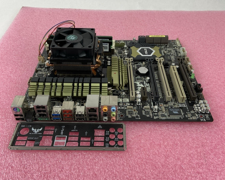 ASUS Sabertooth 990FX Motherboard AMD FX 8120 3.1GHz 16GB RAM w/IO