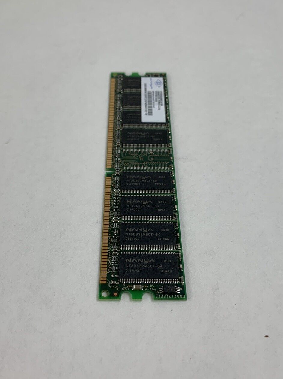 38x256MB Nanya NT256D64S88C0G-6K PC2700U-25330 1Rx8 333MHz CL2.5 184pin 2.5V DDR