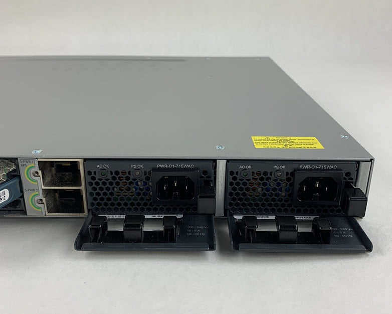 Cisco Catalyst WS-C3850-24P-S V08 24-Port Gigabit Ethernet PoE Switch Tested