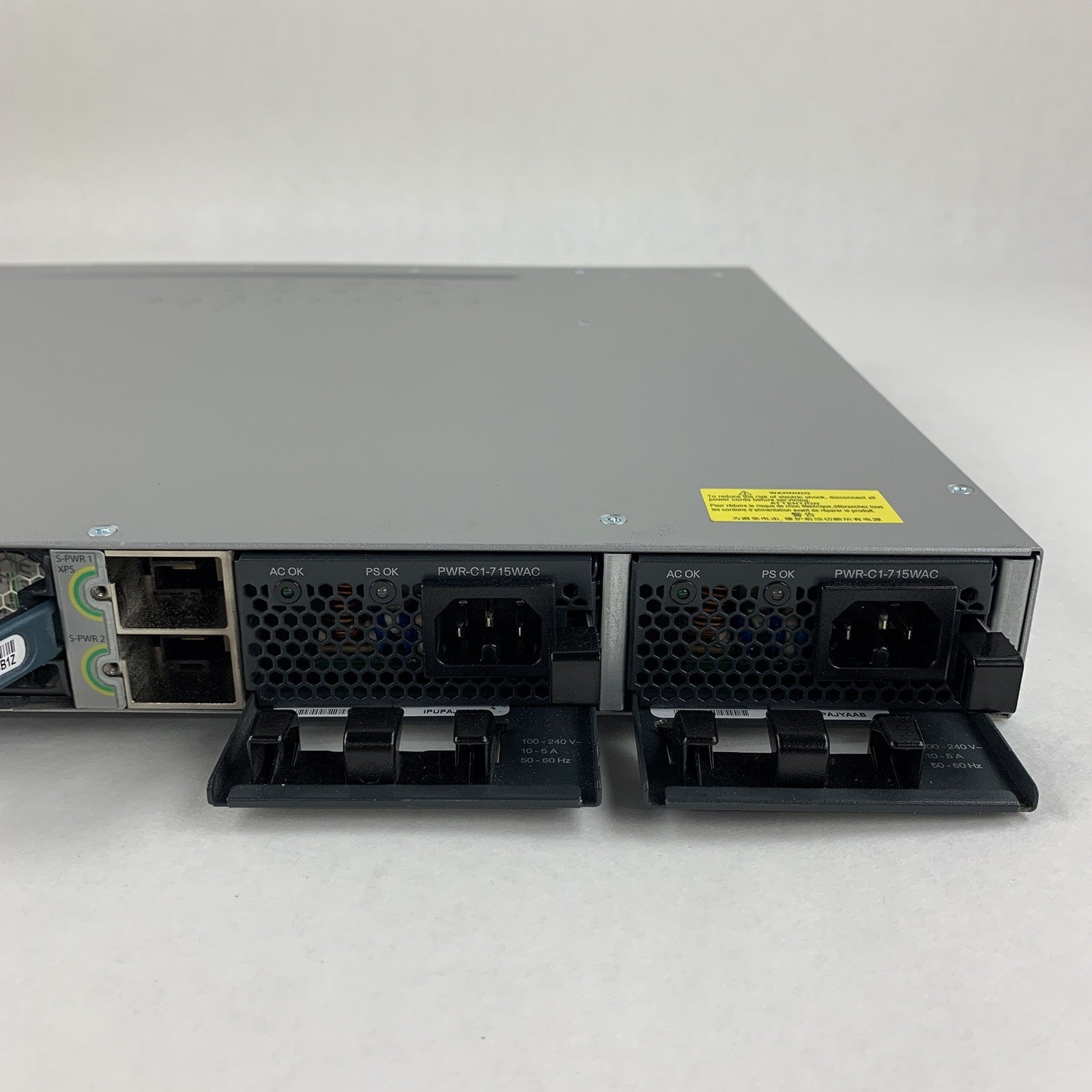 Cisco Catalyst WS-C3850-24P-S V08 24-Port Gigabit Ethernet PoE Switch Tested