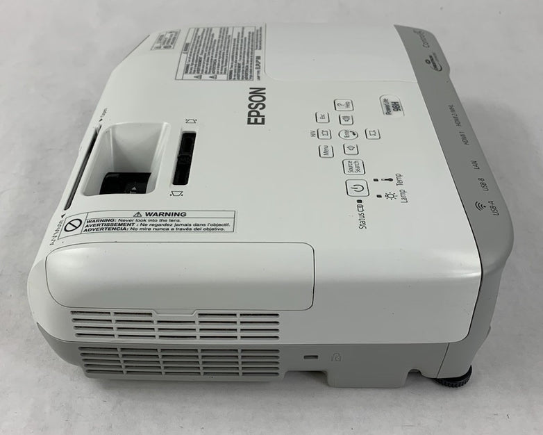 Epson PowerLite 98H H687A LCD Lamp Projector 4768 Lamp Hours - No Remote