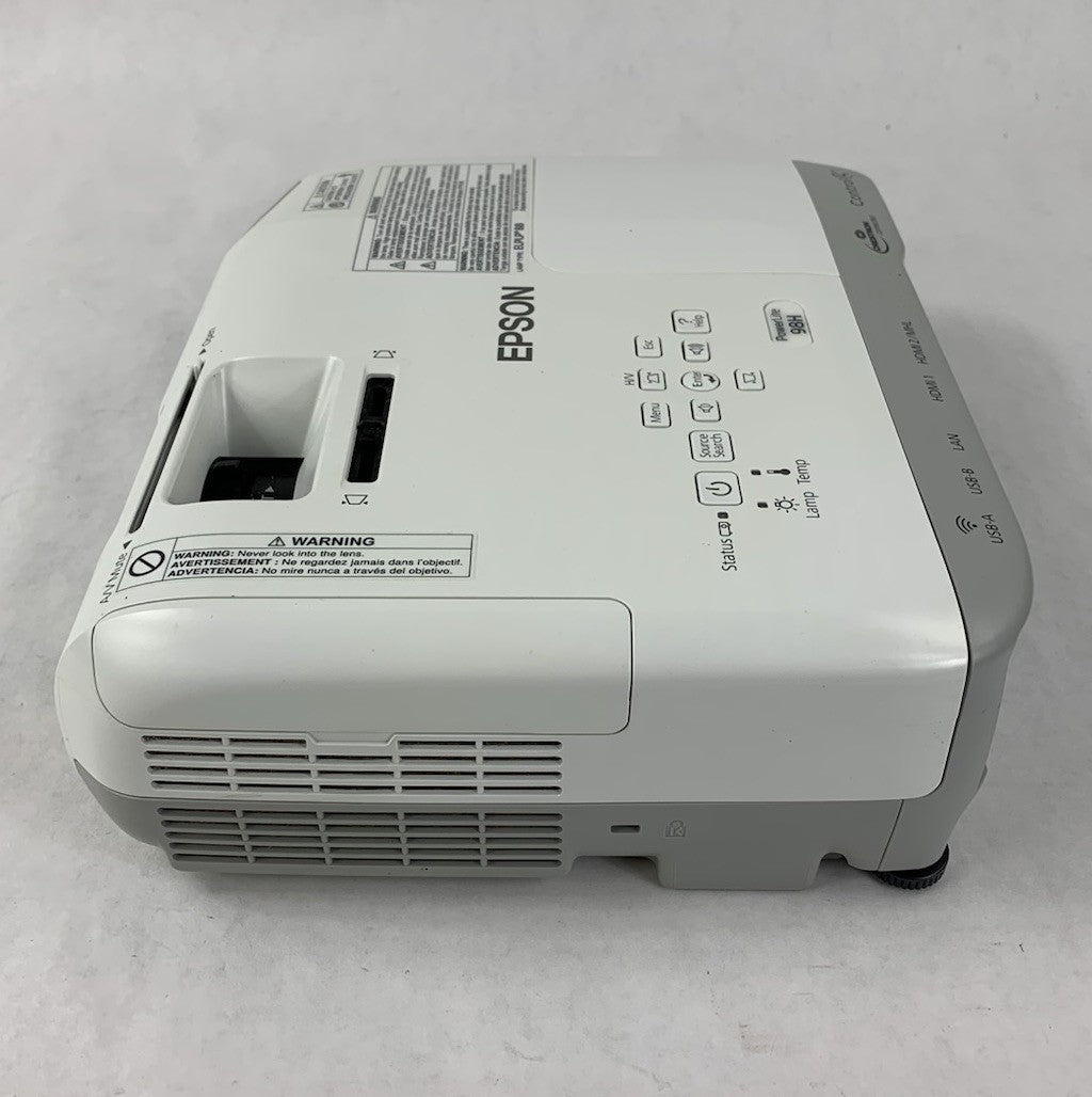 Epson PowerLite 98H H687A LCD Lamp Projector 4768 Lamp Hours - No Remote2