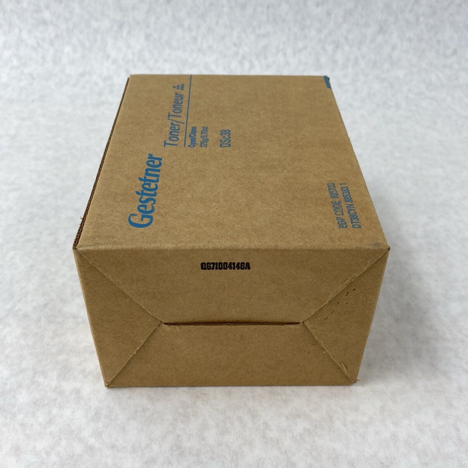 Genuine Gestetner DSc38 Cyan Toner Cassette 275g 9.70oz 885383