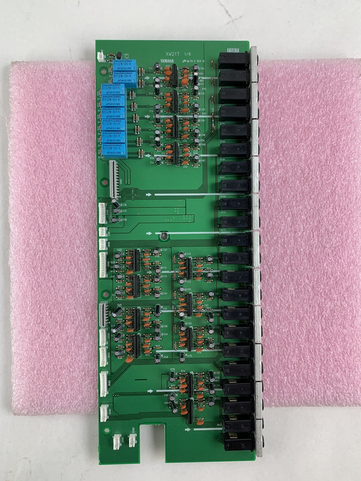 Yamaha M2500 XW217 Mixing Console Back Panel Input/Output Jacks And Sub Board4